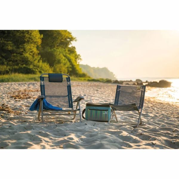 Easy Camp Folding Camping Chair Wave Ocean Blue