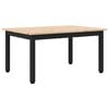 vidaXL Coffee Table Natural 70 x 50 x 36 cm Solid Pine Wood
