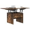 vidaXL Coffee Table Smoked Oak 55 x 54.5 x 45 cm Engineered wood
