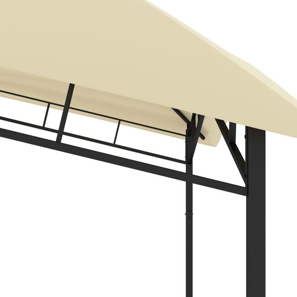 vidaXL Garden Gazebo 3x3x2.9 m Cream 180g/m&sup2;