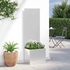 vidaXL Garden Privacy Screen Silver 50 x 140 cm Galvanised steel