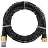 vidaXL Suction Hose | Black | PVC, Brass | 4 m | Durable | Suction Hose