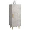 vidaXL Sideboard Concrete Grey 34.5x34x90 cm Engineered Wood