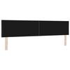 vidaXL Headboard Height Adjustable Dark grey 200 cm Velvet