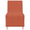 vidaXL Modular Sofa Unit Armless Orange 55 x 74 x 82 cm