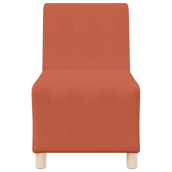 vidaXL Modular Sofa Unit Armless Orange 55 x 74 x 82 cm