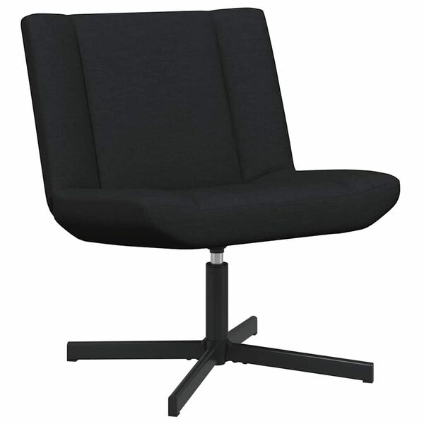 vidaXL Swivel Chair Black 63 x 75 x 76 cm Fabric