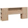 vidaXL Bed Frame without Mattress 180x200 cm Super King Solid Wood Pine