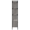 vidaXL Bookcase with Door Grey Sonoma 44.5x30x154.5 cm Engineered Wood