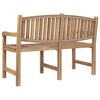 vidaXL Garden Bench 149.5x60x90 cm Solid Teak Wood