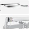 vidaXL Automatic Retractable Awning Burgundy 300x250 cm