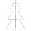 vidaXL Christmas Cone Tree 200 LEDs Indoor and Outdoor 98x150 cm