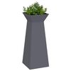 vidaXL Pillar Planter Anthracite 40 x 40 x 100 cm