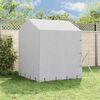 vidaXL Outdoor Dog Kennel with Roof Silver 2x14x2.5 m Galvanised Steel