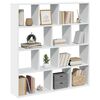 vidaXL Book Cabinet White 132x29x141.5 cm Engineered Wood