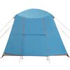 vidaXL Camping Tent with Porch Dome 5-Person Blue Waterproof