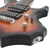 vidaXL Electric Guitar for Beginner with Bag Brown and Black 4/4 39"