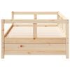 vidaXL Daybed without Mattress Natural 80x200 cm Solid Wood Pine