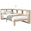 vidaXL Bookcase Bed without Mattress 75x190 cm Small Single Solid Wood Pine