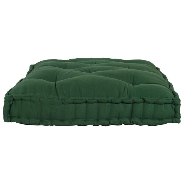 vidaXL Pallet Sofa Cushion Green Fabric