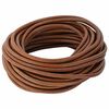 vidaXL Leather Cord Light Brown &Oslash;4 mm x 10 m Leather
