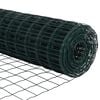 vidaXL Fence with Post Green 0.8 x 25 m Steel