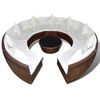 vidaXL 10 Piece Garden Lounge Set with Cushions Poly Rattan Brown
