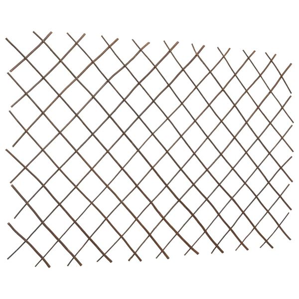 vidaXL Willow Trellis Fences 5 pcs 180x120 cm