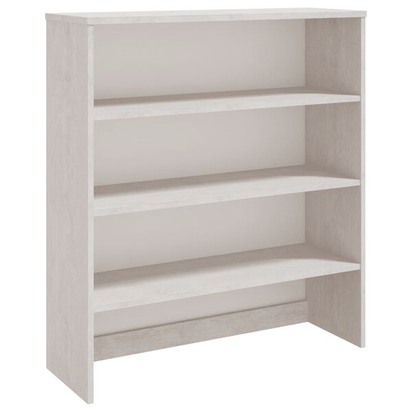 vidaXL Top for Highboard HAMAR White 90x30x100cm Solid Wood Pine