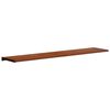 vidaXL Window Sill Brown Wood 120 x 35 x 4.5 cm PVC