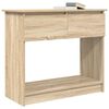 vidaXL Console Table with Drawers Sonoma Oak 85.5x38.5x74.5 cm