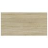 vidaXL Bookshelf Boards 4 pcs Sonoma Oak 80x40x1.5 cm Engineered Wood