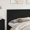 vidaXL Headboard with Headboard Black Oak 200 cm Engineered wood