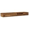 vidaXL Bed Drawers Old Wood 140 x 36.5 x 16.5 cm Engineered Wood