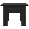 vidaXL Coffee Table Black Oak 55 x 55 x 42 cm Engineered Wood
