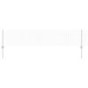 vidaXL Euro Fence with Post 50 x 0.4 m Galvanised Steel Silver Mesh
