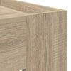 vidaXL Coffee Table Sonoma Oak 110 x 50 x 41 cm Engineered Wood