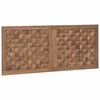 vidaXL Bed Headboard Natural Solid Teak Wood