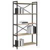 vidaXL Bookshelf Sonoma Oak 80 x 30 x 155 cm Engineered Wood