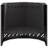 vidaXL Smokeless Fire Pit Black 58 x 58 x 51 cm Steel