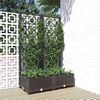 vidaXL Garden Black 80 x 40 x 121.5 cm