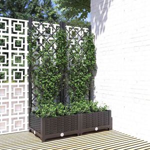vidaXL Garden Black 80 x 40 x 121.5 cm