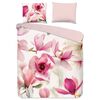 Good Morning Duvet Cover MAGNA 140x200/220 cm Pink and White