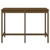 vidaXL Garden Table Honey Brown 159.5x82.5x110 cm Solid Wood Pine