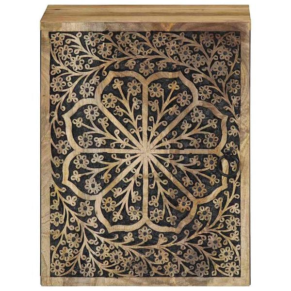 vidaXL Bathroom Wall Cabinet 38x33x48 cm Solid Wood Mango