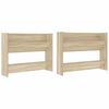 vidaXL Wall Shoe Cabinets 2 pcs Sonoma Oak 80x18x60cm Engineered Wood