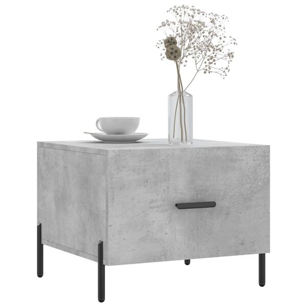 vidaXL Coffee Tables 2 pcs Concrete Grey 50x50x40 cm Engineered Wood