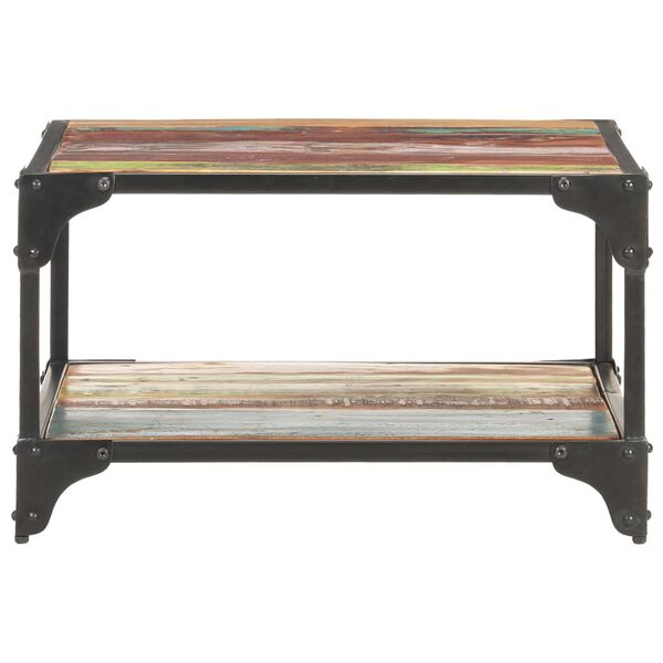 vidaXL Coffee Table 60x60x35 cm Solid Reclaimed Wood