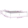 vidaXL Bed Frame without Mattress White Solid Wood 140x190 cm