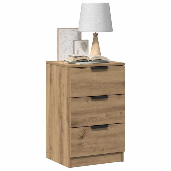 vidaXL Bedside Cabinets 2 pcs Artisan Oak 40x36x65 cm Engineered Wood